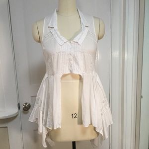 All Saints White Echo Tailcoat. Sz UK 14